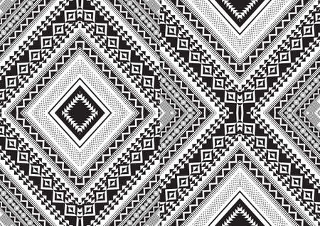Geometric ethnic pattern design for background or wallpaper.