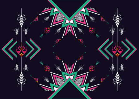 Ethnic Geometric pattern. design for background and wallpaper, clothing pattern, and wrapping.