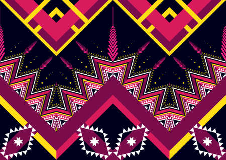 Ethnic Geometric pattern. design for background and wallpaper, clothing pattern, and wrapping.