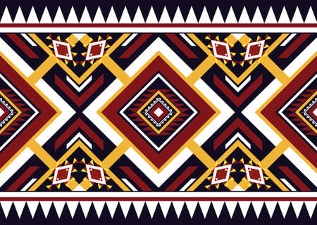 Ethnic pattern design for background,wallpaper,clothing and wrapping.のイラスト素材