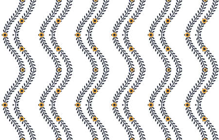 Geometric ethnic pattern seamless flower color oriental. seamless pattern. Design for fabric, curtain, background, carpet, wallpaper, clothing, wrapping, Batik, fabric,pattern Vector illustrationのイラスト素材