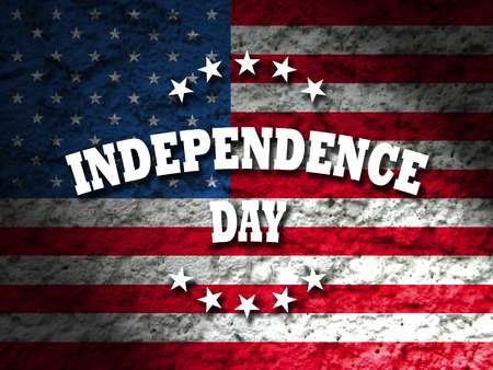 independence day america card grunge flag backgroundの写真素材