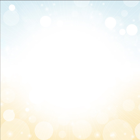 abstract background vector of summer sky sun beach with lens flareのイラスト素材