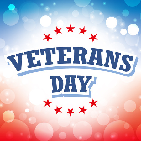 veterans day card vector on celebration backgroundのイラスト素材