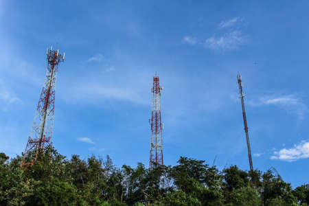 Satellite antennaの写真素材
