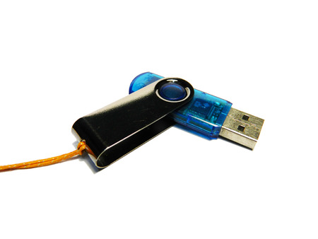 USB Flash Drive of Thumb Drive isolated on white background