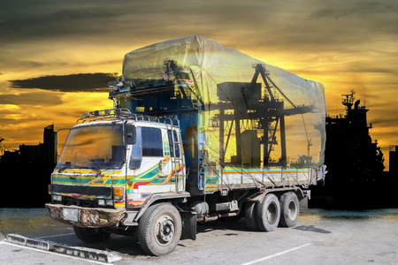 Recycling is very important in the use of valuable world resources, unused garbage, recycled plants, reusable garbage trucks.の写真素材