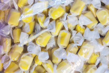 Fling is a snack that is valuable to the body and feel, candy sweet yellow, eat a lot, the sweetness of candy will add sugar to the body, Make people happy.の写真素材