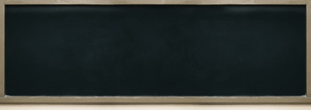 Wide blackboard there is a rectangular frame is empty,Frame made of cement there are chalk places,Can be used to put the message.の写真素材