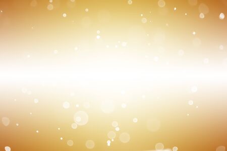 Vector Gold abstract bokeh background with Golden orange bokeh light effect.の写真素材