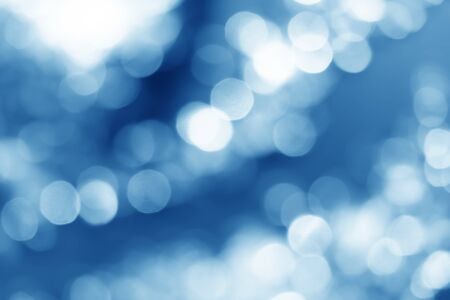 Abstract Winter bokeh. abstract blue bokeh background.の写真素材