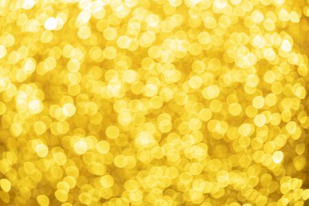 Gold abstract bokeh background.の写真素材