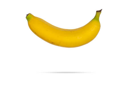 Banana isolated on white background.の写真素材