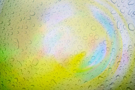 Abstract water droplets isolated background. Seasonal cooling light decorative abstract design element. Winter elegantの写真素材