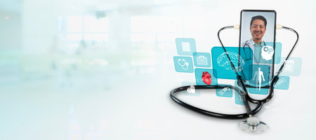 Online medical communication with patients in a virtual interface, online consultation, virtual...