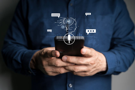 Chatbot artificial intelligence intelligent robot technology AI. Artificial intelligence technology...