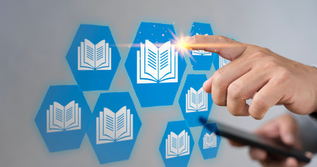 Online education, e-learning education concept, learning online with webinar, read or study...