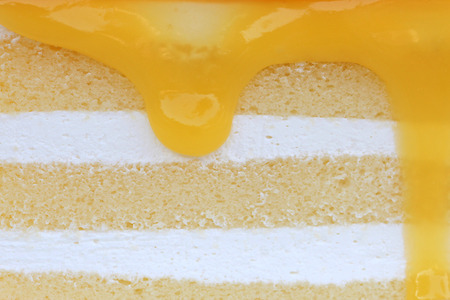 orange cakeの写真素材