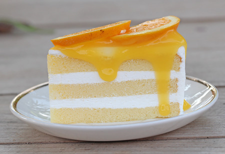orange cakeの写真素材