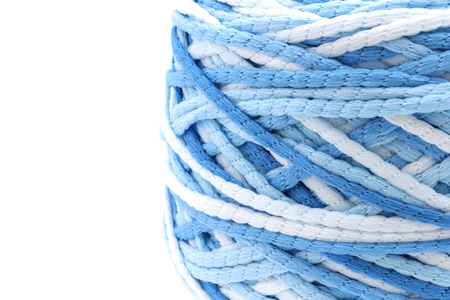 wool on white background