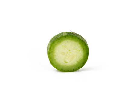 Snake gourd sliceの写真素材