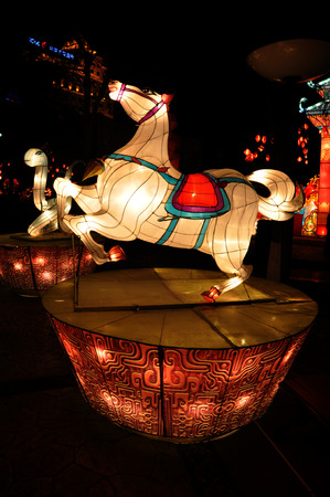 Lantern in the festivalのeditorial素材