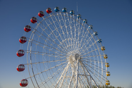 The Ferris wheelの写真素材