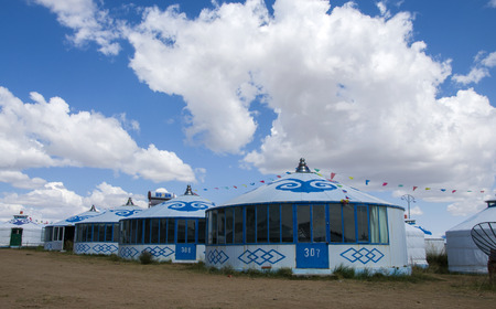 Prairie with gerのeditorial素材