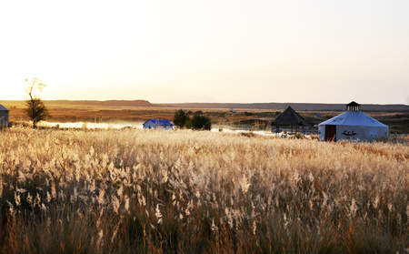 Autumn landscape viewの写真素材