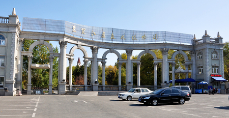 Commercial street at Chinaのeditorial素材