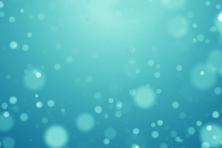 Soft blur background with blue and cyan pure bokeh. 3d rendering - illustration.の写真素材