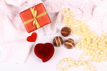 Gifts for St  Valentine Dayの写真素材