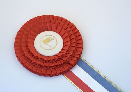 it is always great to win the first place ribbonの写真素材