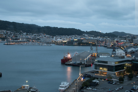 Wellington harbourのeditorial素材