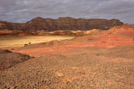 Holy Land of Israel. The Timna Valley. The copper mining of the King Solomon.