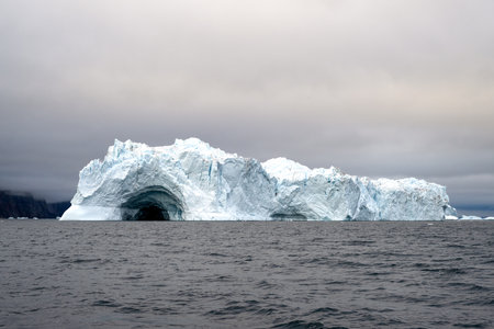Greenland, Uummannaq fjord with giant floes