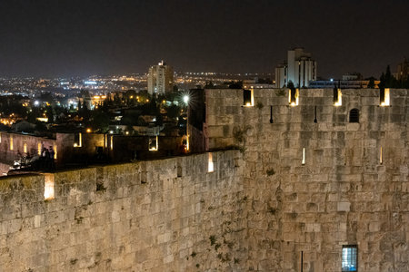 Holy Land of Israel. Jerusalem City view.の写真素材