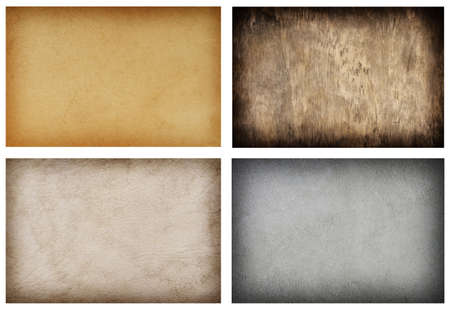 collection of various grunge texture backgroundsの写真素材