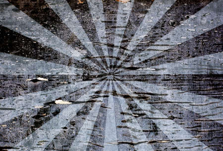 abstract dark blue grunge wall background with sun rays for multiple uses の写真素材