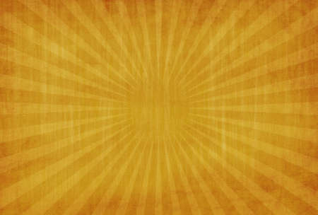abstract yellow vintage grunge background with sun rays for multiple uses の写真素材