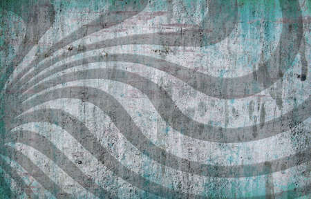 abstract turquoise vintage grunge background with sun rays for multiple uses 