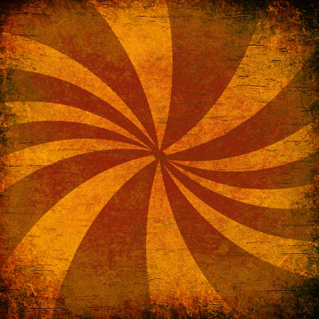 abstract yellow vintage grunge background with sun rays for multiple uses の写真素材