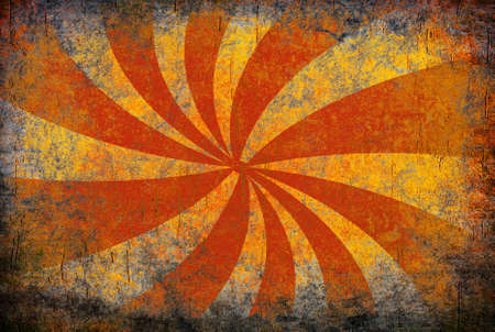 abstract red vintage grunge background with sun rays for multiple uses の写真素材