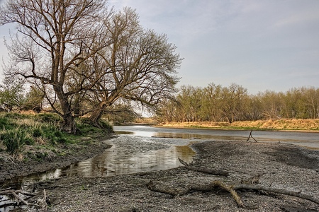 Good Earth State Park is an Urban State Park on the Edge of the Sioux Falls, South Dakota Metro Areaの写真素材