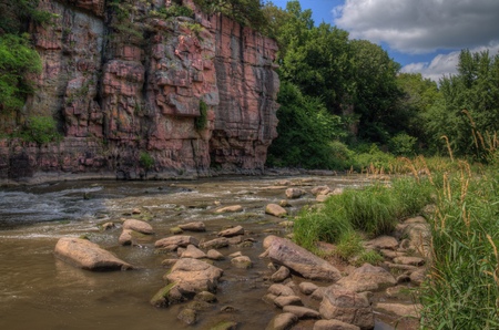 Palisades State Park is in South Dakota by Garretsonの写真素材