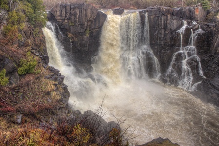 The Pigeon River flows through Grand Portage State Park and Indian Reservation. It is the Border...