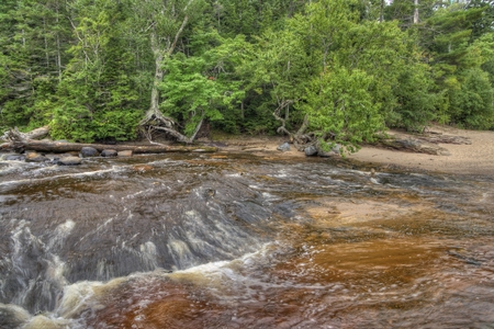 The Painted Rocks National Lakeshore in Upper Michigan has a wide variety of Attractionsの写真素材