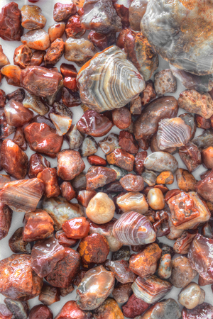 Lake Superior Agates are the State Gem of Minnesotaの写真素材
