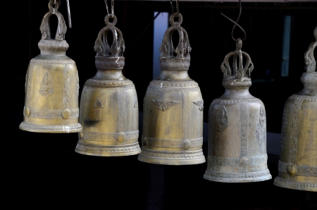 Bells in temple.の写真素材