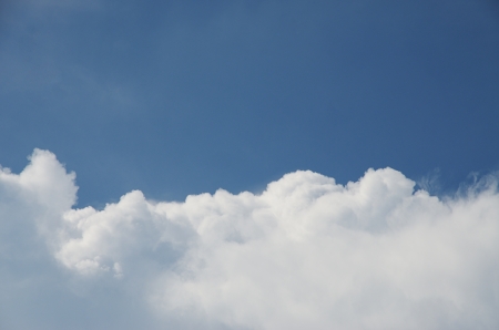 Natural blue sky and white cloud.の写真素材